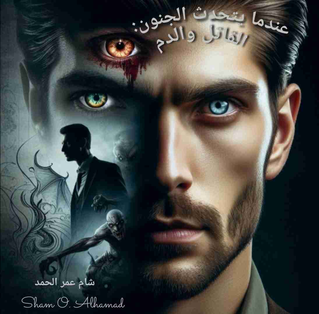 رواية عندما يتحدث الجنون : القاتل والدم لـ 