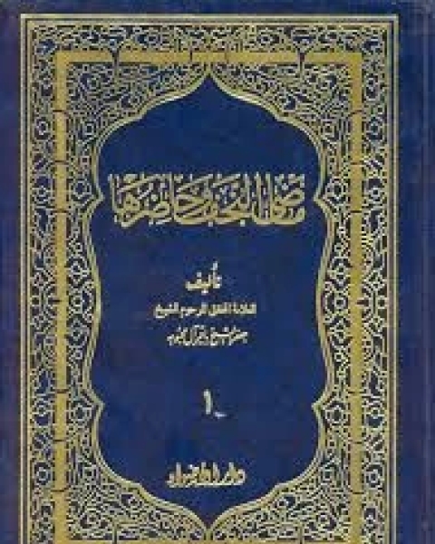 كتاب ماضى النجف و حاضرها - الجزء الأول لـ جعفر الشيخ باقر آل محبوب