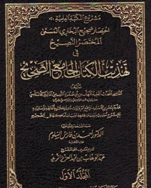 كتاب المختصر النصيح في تهذيب الكتاب الجامع الصحيح مجلد 2 لـ المهلب بن ابي صفرة